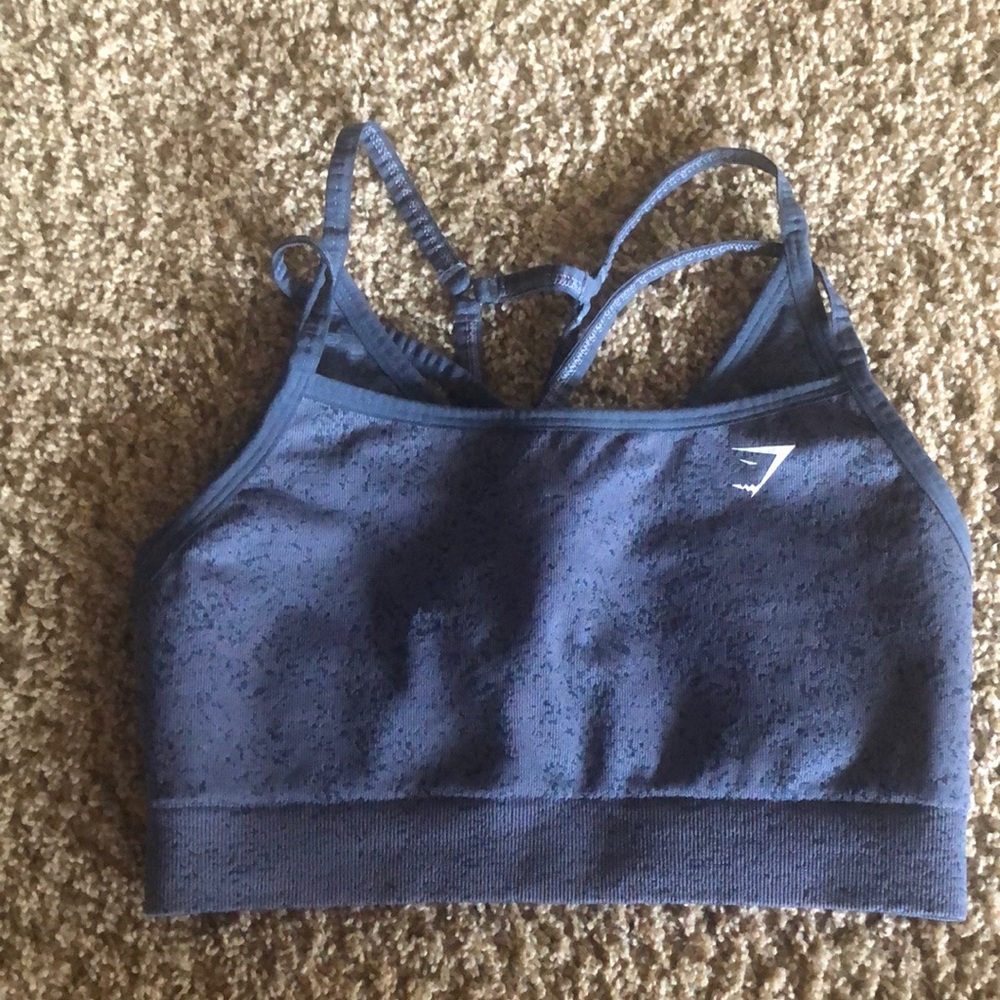 Gymshark Blue Racerback Sports Bra and pants